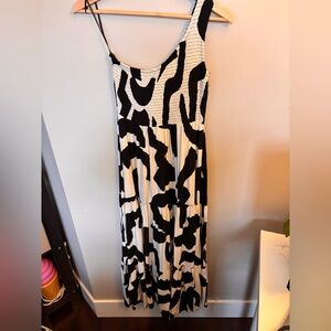 Black and White Maxi Dress